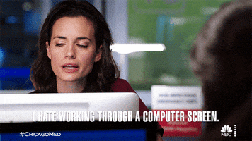 I Hate Working Through A Computer Screen GIF by One Chicago