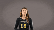 Volleyball Calstatela GIF by Cal State LA Golden Eagles