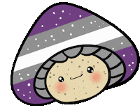 Pride Ace Sticker by Strejfer