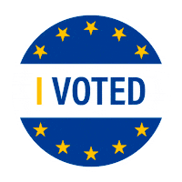 European Union Vote Sticker by Roland Zeiner