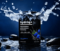 Hydriqs water splash hydration electrolytes GIF