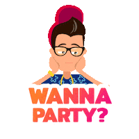 party go Sticker by Stickers
