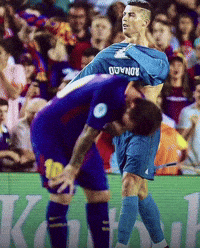 Cristiano Ronaldo Vs Barcelona GIF
