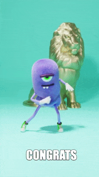 Smoufy_ happy dance party celebration GIF