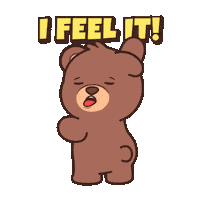 Teddy Bear Dancing Sticker by BEARISH