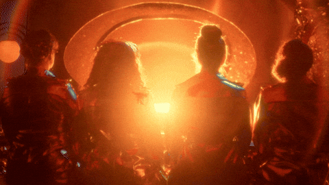 laluzband giphyupload music video space alien GIF