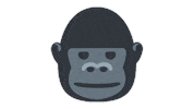emojivid animals emoji gorilla emojivid Sticker