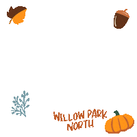 theshopsatwillowpark fall willow park fall fest willow park north Sticker