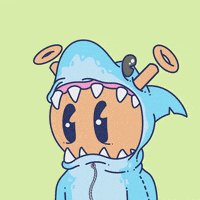 Shark Hoodie GIF by Quirkies