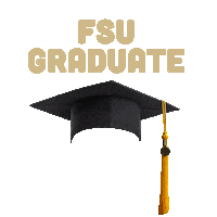 Cap Graduate Sticker by Florida State University