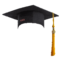 Cap Graduating Sticker by Florida State University