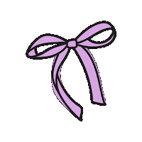 Pastel Bow Sticker by Mane