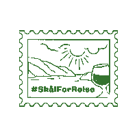 Travel Cheers Sticker by Grinspire