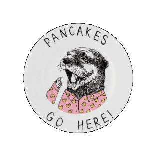 Jimbobart giphygifmaker illustration breakfast brunch Sticker