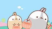 happy sunday friends GIF by Molang