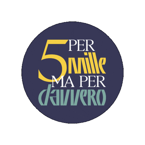 Vitanonprofit giphygifmaker appello 5permille mobilitazione Sticker