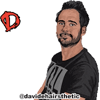 Fashion Davide Sticker by Rock And Roll Hair