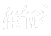 Feeling Festive Christmas Time Sticker