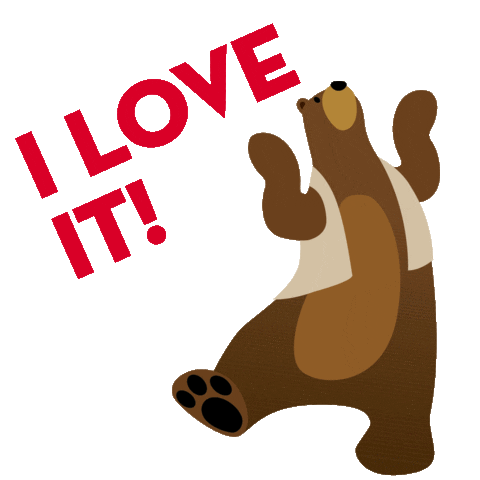 love it bear Sticker by Dreamforce & Salesforce Events