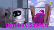 Scared Ski Jumping GIF by Sunny Bunnies