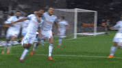 celebration goal GIF by Olympique de Marseille
