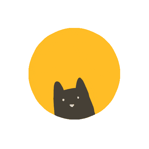 Colourpencils happy cat animals cats Sticker