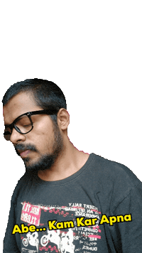 LakdawalaOfficial angry dhruv mind your own business lakdawala official Sticker