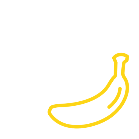 Banana Sticker by BILLA