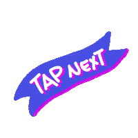 kint123 swipe tap banner next Sticker