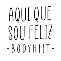 bodyhiitbrasil fitness feliz bacon game time Sticker