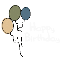 Happy Birthday Sticker