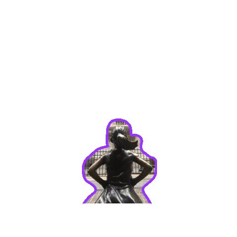 Wall Street Girl Sticker by Marc Leone
