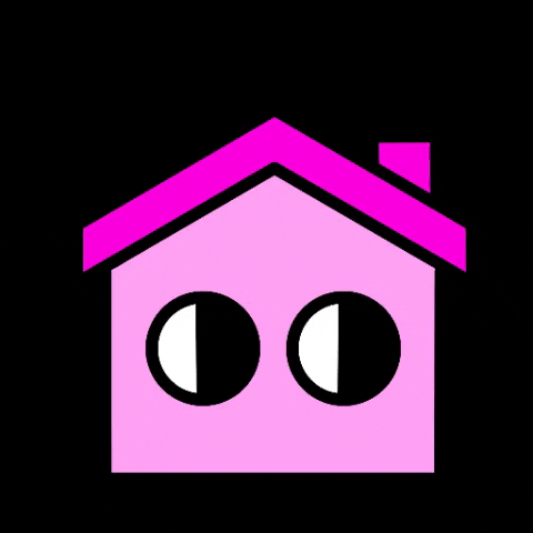 dubhacks giphygifmaker pink home house GIF