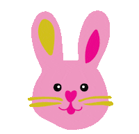 Easter Bunny Love Sticker by Jam Creatives