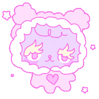 Pink Winter Sticker by cait robinson