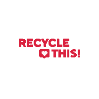 Heart Recycle Sticker by Rod Kommunikation