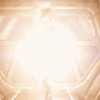 flying captain marvel GIF