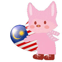 Merdeka Anakmalaysia Sticker by Fox Fairies Malaysia