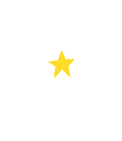 Twinkling Yellow Star Sticker by Online Star Register