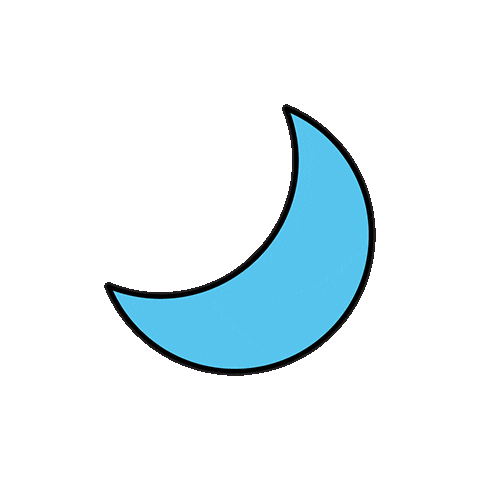 Floating Good Night Sticker