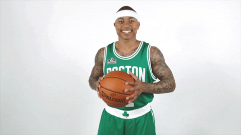 Boston Celtics Smile GIF by NBA