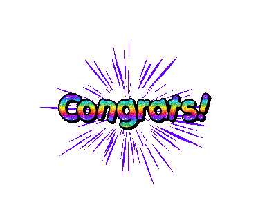 Congratulations Sticker