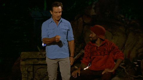 Jeff Probst Fist Bump GIF by Survivor CBS