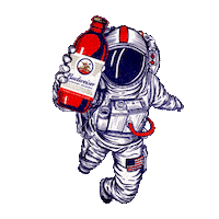 Space Beer Sticker by DoNYC