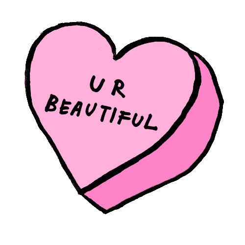 you are beautiful love Sticker by Aerie
