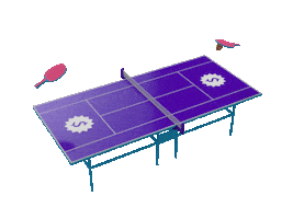 Ping Pong 3D Sticker by Millions