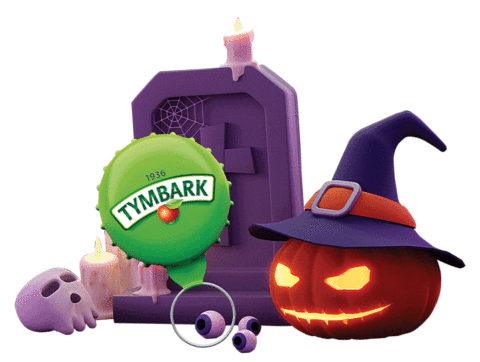 Halloween Pumpkin Sticker by Tymbark Romania