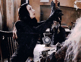 unimpressed the addams family GIF
