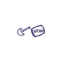 ramahcalifornia tired goodnight hebrew ramah Sticker