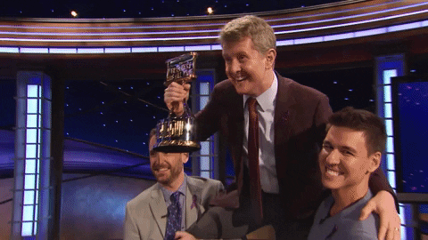 The Greatest Of All Time Goat GIF by Jeopardy!